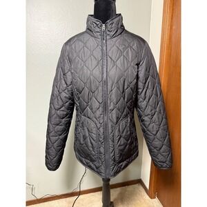Eddie Bauer Womens Quilted Barn Style Full Zip Jacket Size S
